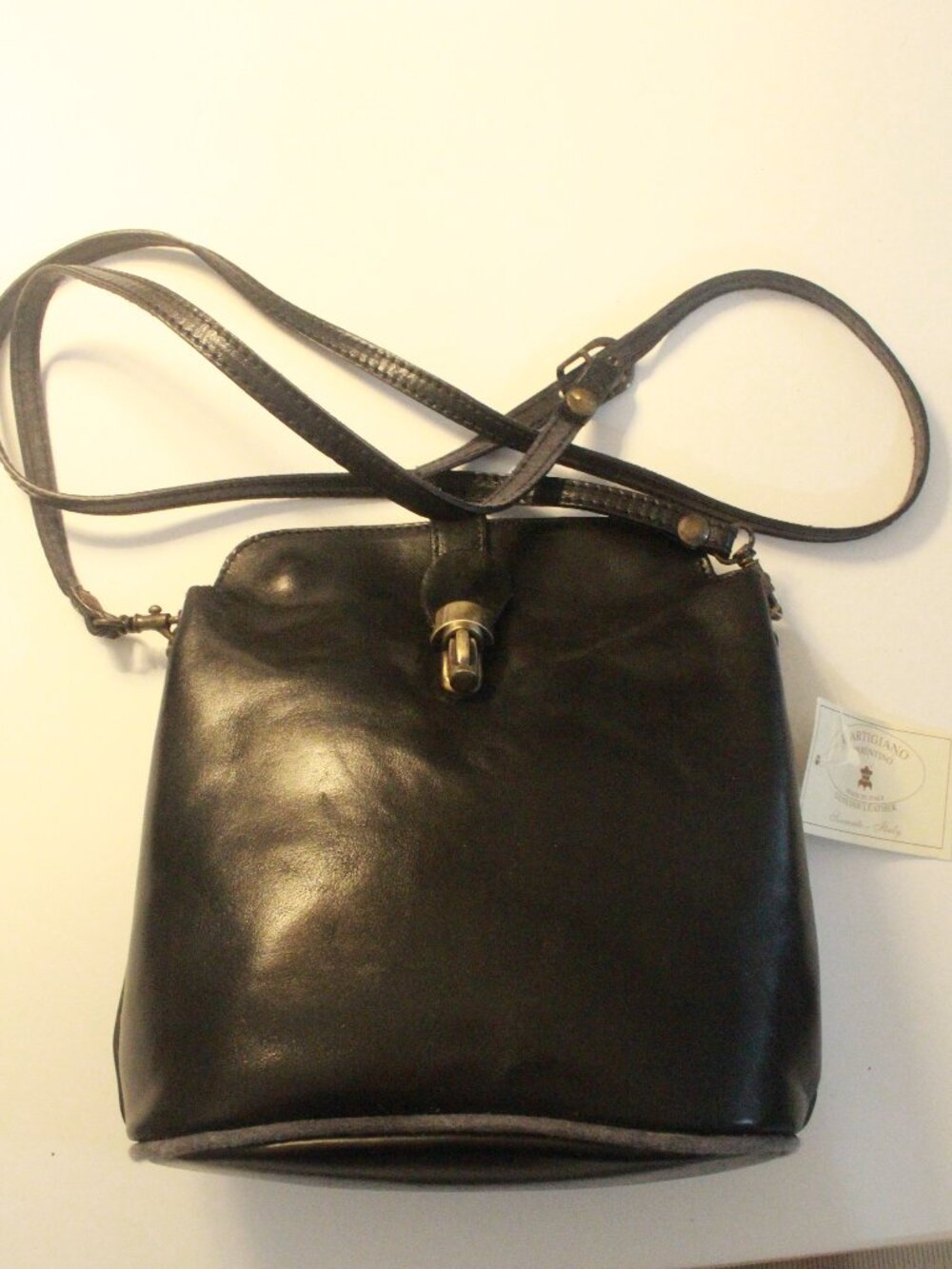 L’Artigiano Sorrentino Italian Leather Mini Bucket Crossbody